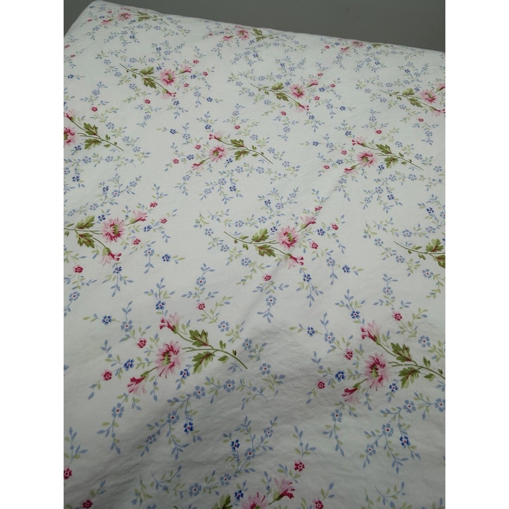 Lauren Ralph Lauren Porcelain Maisy King Sheets Flat Fitted Floral Cotton